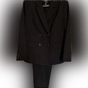 The Limited Lexie Size 12 Straight Leg Pinstripe Suit